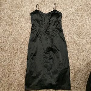 XOXO black sleek formal dress
